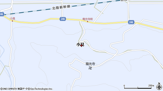 〒949-1335 新潟県糸魚川市小見の地図