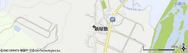 新潟県十日町市新屋敷周辺の地図