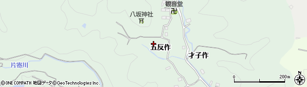 福島県いわき市平上片寄（五反作）周辺の地図
