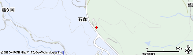 福島県いわき市平上片寄（菖蒲沢）周辺の地図