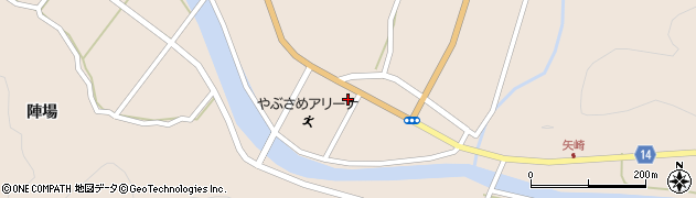 福島県古殿町（石川郡）松川（横川）周辺の地図