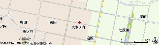 福島県いわき市平馬目（大木ノ内）周辺の地図
