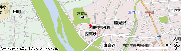 福島県いわき市平中平窪（西高砂）周辺の地図