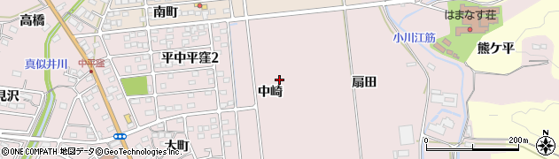 福島県いわき市平中平窪周辺の地図