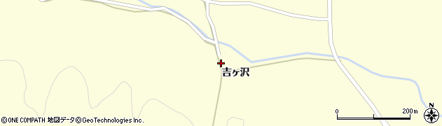 福島県白河市関辺（吉ヶ沢）周辺の地図
