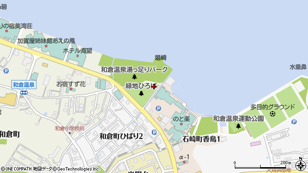 〒926-0176 石川県七尾市和倉町ひばりの地図