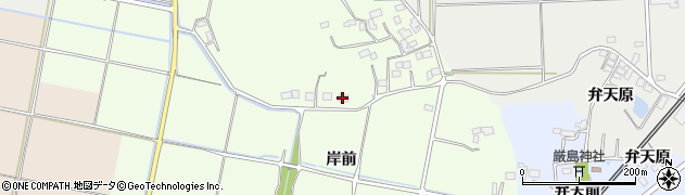 福島県いわき市四倉町大森（岸前）周辺の地図