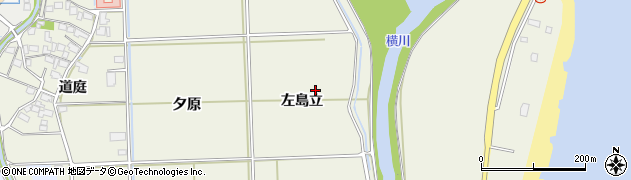 福島県いわき市四倉町下仁井田（左島立）周辺の地図