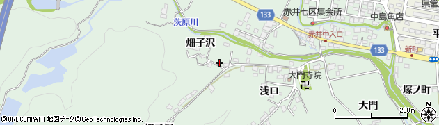 福島県いわき市平赤井（浅口）周辺の地図