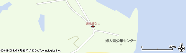 唐島荘入口周辺の地図