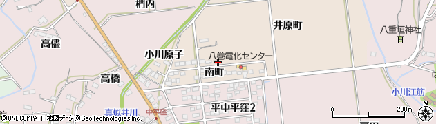 福島県いわき市平上平窪（南町）周辺の地図
