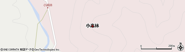 福島県南会津町（南会津郡）小高林周辺の地図