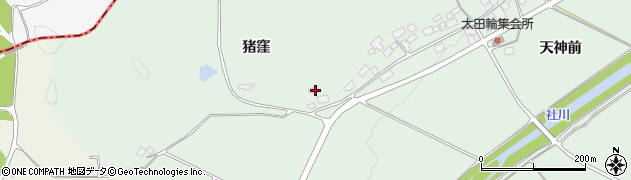 福島県浅川町（石川郡）太田輪（羽黒前）周辺の地図