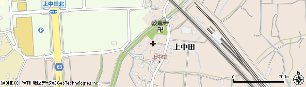 新潟県上越市上中田391周辺の地図