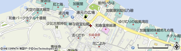 和倉温泉郵便局 ＡＴＭ周辺の地図