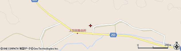 石川県七尾市中島町笠師（ウ）周辺の地図