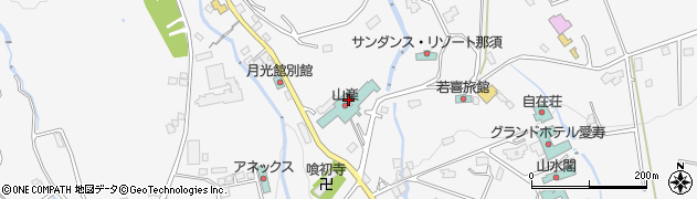 那須温泉山楽周辺の地図