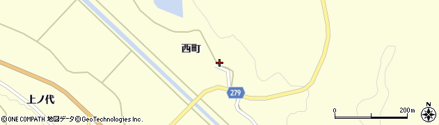 福島県白河市表郷小松（西町）周辺の地図