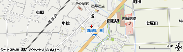 福島県いわき市四倉町狐塚（川田）周辺の地図