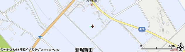新潟県南魚沼市新堀新田周辺の地図
