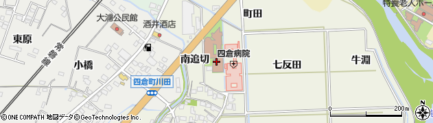 福島県いわき市四倉町下仁井田南追切周辺の地図
