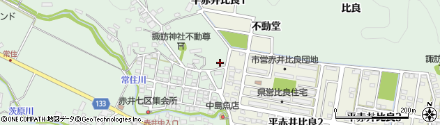 福島県いわき市平赤井不動堂35周辺の地図