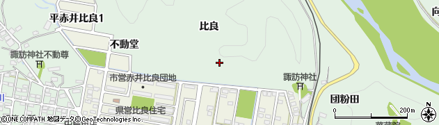 福島県いわき市平赤井比良周辺の地図