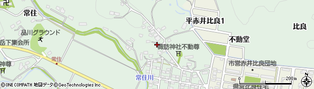 福島県いわき市平赤井不動堂177周辺の地図