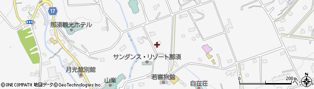 伏楽の館　那須湯・本店周辺の地図
