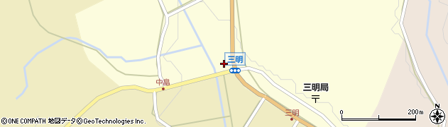 石川県志賀町（羽咋郡）三明（ト）周辺の地図