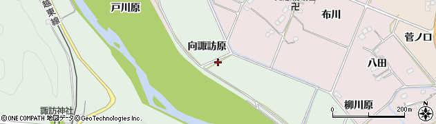 福島県いわき市平赤井（向諏訪原）周辺の地図