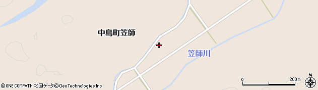 石川県七尾市中島町笠師周辺の地図