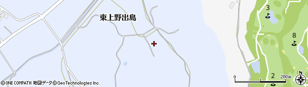 福島県白河市東上野出島銀沢周辺の地図