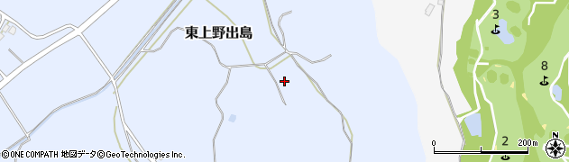 福島県白河市東上野出島（銀沢）周辺の地図