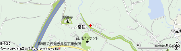 福島県いわき市平赤井（常住）周辺の地図