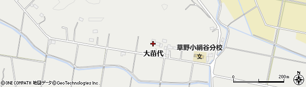福島県いわき市平絹谷（大苗代）周辺の地図