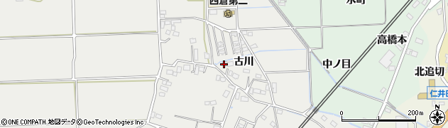 福島県いわき市四倉町狐塚（古川）周辺の地図