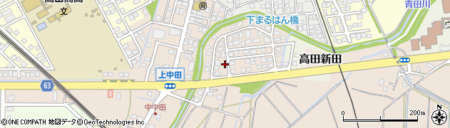 新潟県上越市上中田545周辺の地図