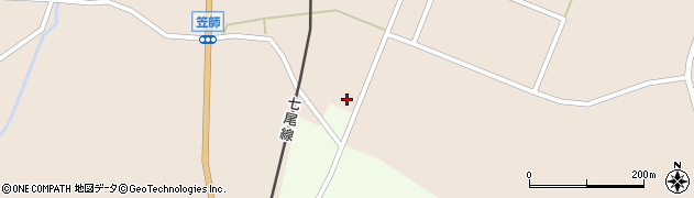 石川県七尾市中島町笠師（ヒ）周辺の地図