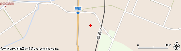 石川県七尾市中島町笠師（ワ）周辺の地図