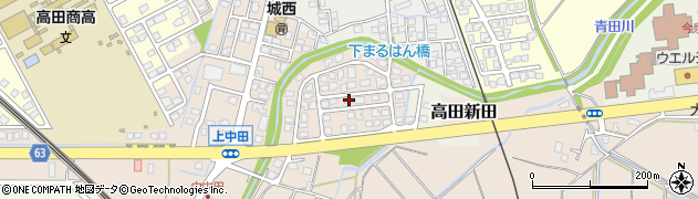 新潟県上越市上中田557周辺の地図