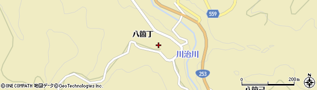 新潟県十日町市八箇（丁）周辺の地図