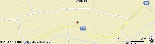 福島県白河市東形見（久保）周辺の地図