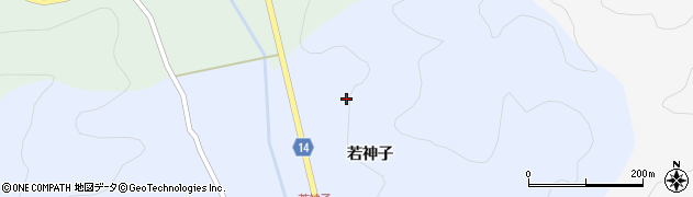 福島県古殿町（石川郡）鎌田（若神子）周辺の地図