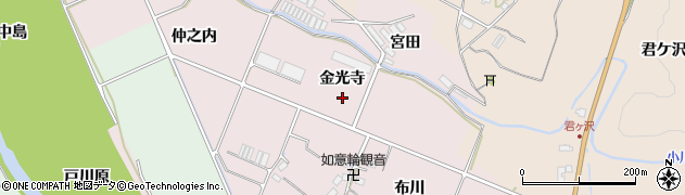 福島県いわき市平中平窪（金光寺）周辺の地図