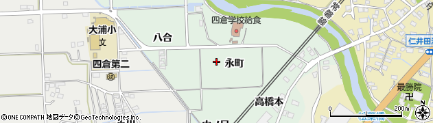 福島県いわき市四倉町塩木（永町）周辺の地図