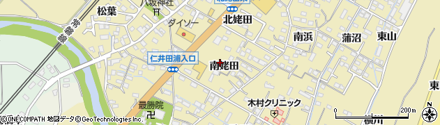 福島県いわき市四倉町上仁井田（南姥田）周辺の地図