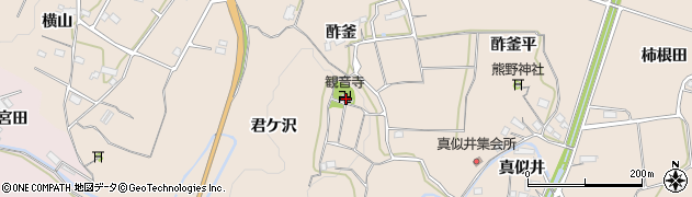 福島県いわき市平上平窪酢釜81周辺の地図