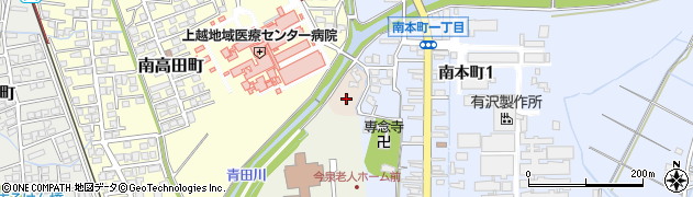 新潟県上越市高田新田周辺の地図