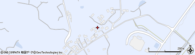 福島県白河市東上野出島（虚空蔵）周辺の地図